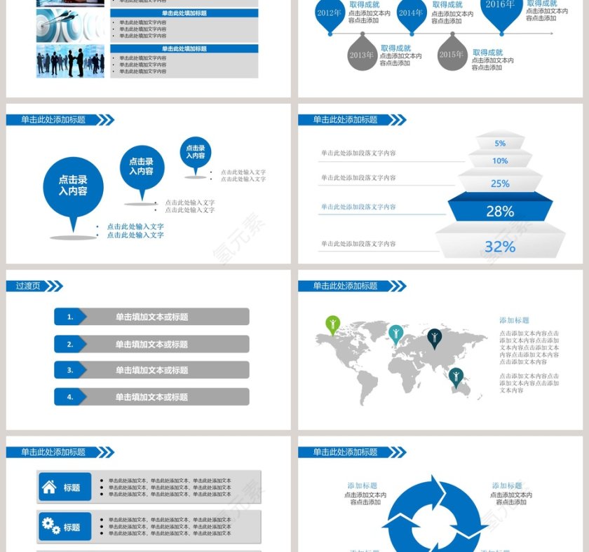 财务报告数据分析PPT模板第3张