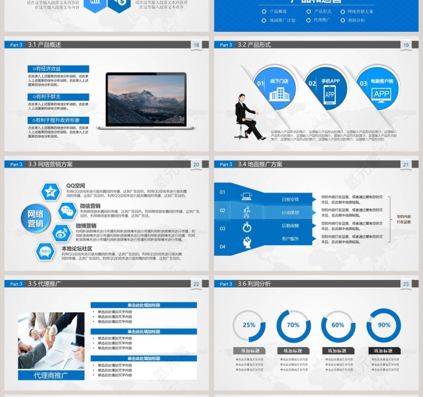 商务大气创业商业计划书PPT模板第4张