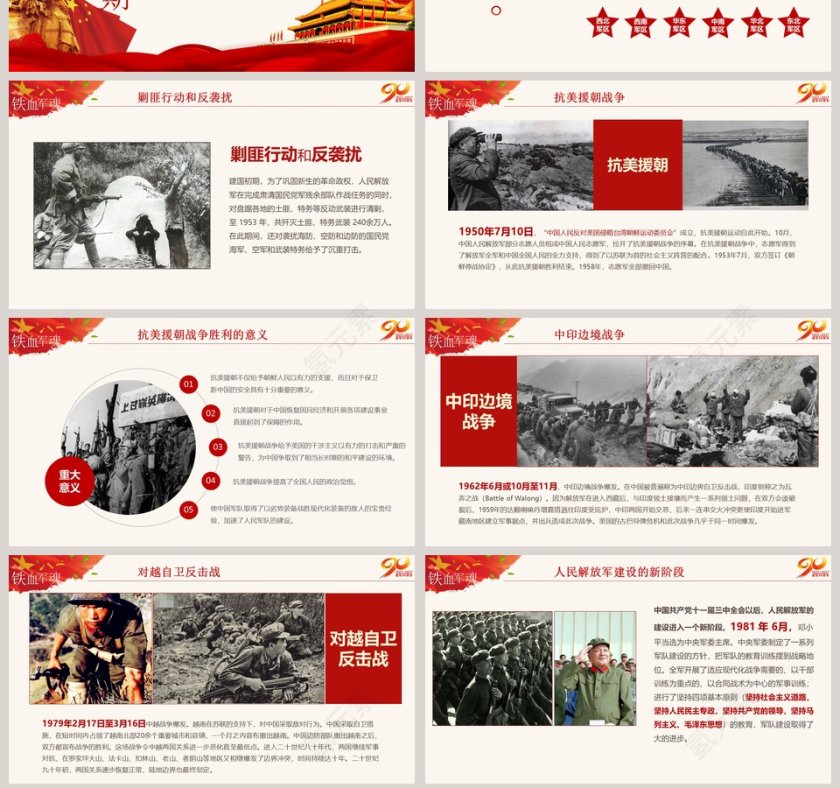 建军节节日ppt第7张