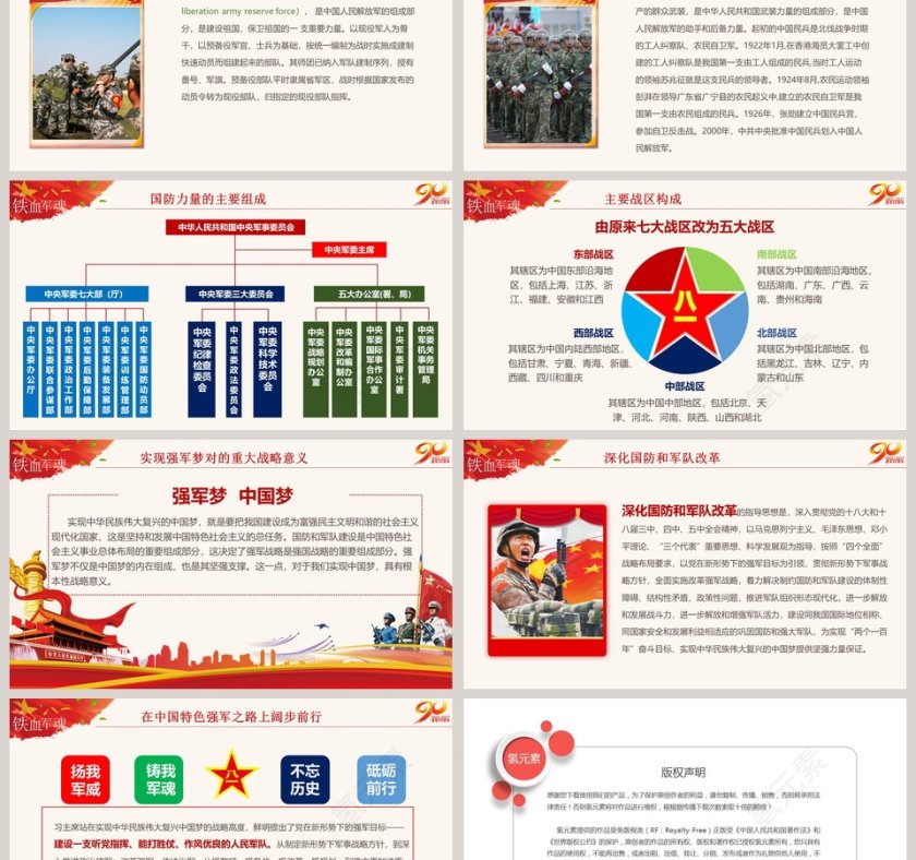 建军节节日ppt第9张