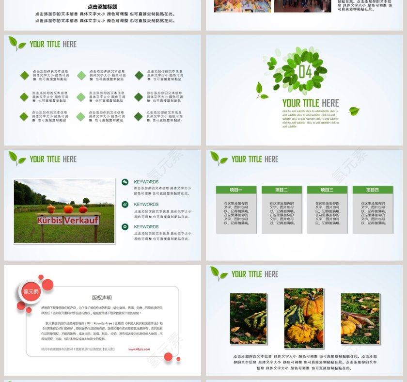感恩节活动策划通用动态PPT模板第4张