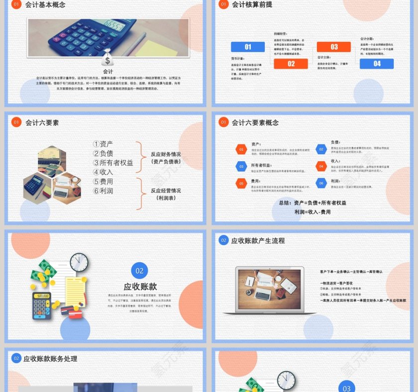财务知识培训PPT模板第2张