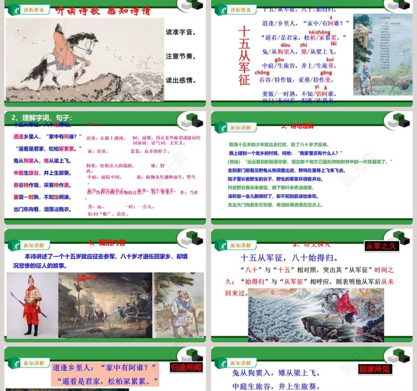 诗词鉴赏乐府诗集十五从军征语文课件PPT第2张