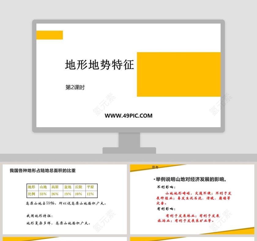 地形地势特征-第教学ppt课件第1张