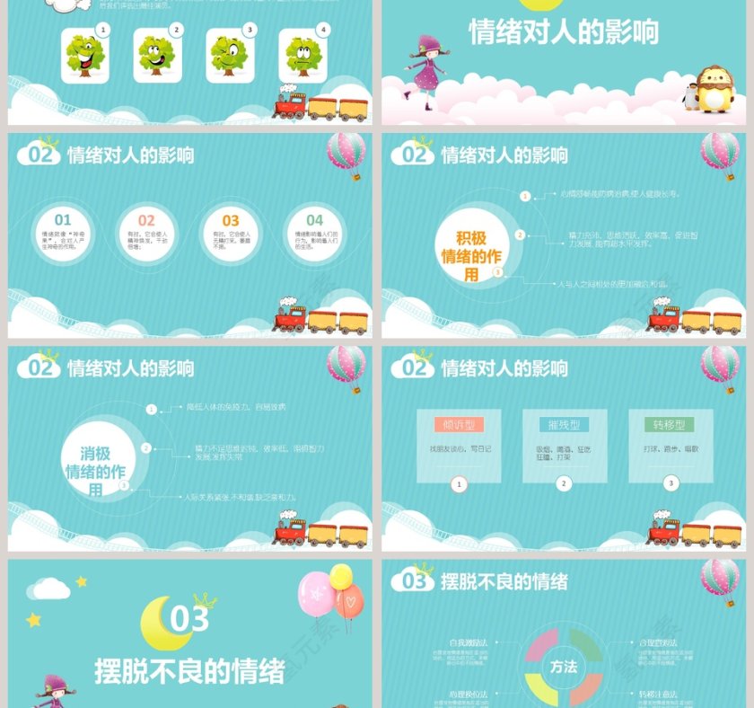 我的情绪我做主主题班会活动PPT小学生心理健康PPT第3张