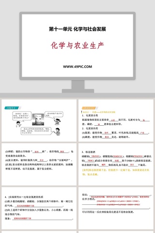 化学与农业生产教学ppt课件