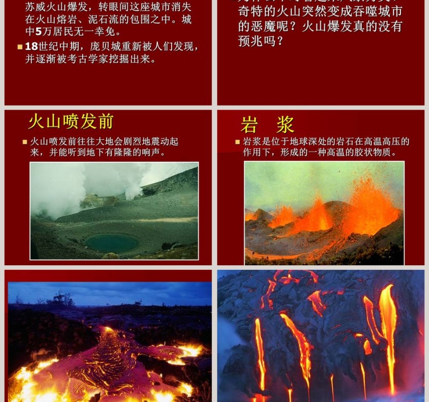 庞贝城的毁灭-鄂教版六年级科学上册课件教学ppt课件第3张