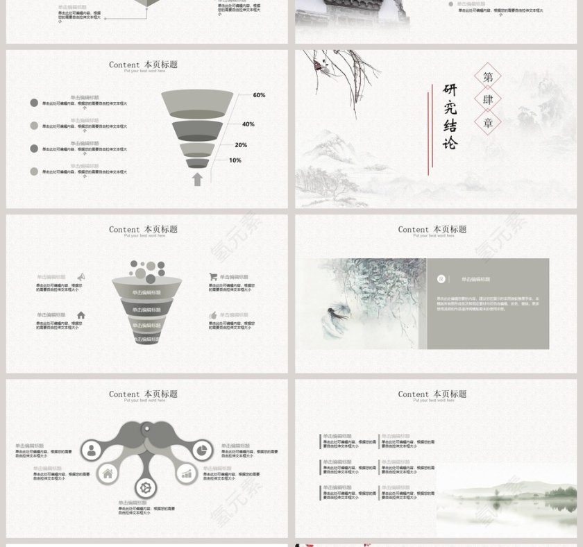 商务工作计划总结PPT模板第4张