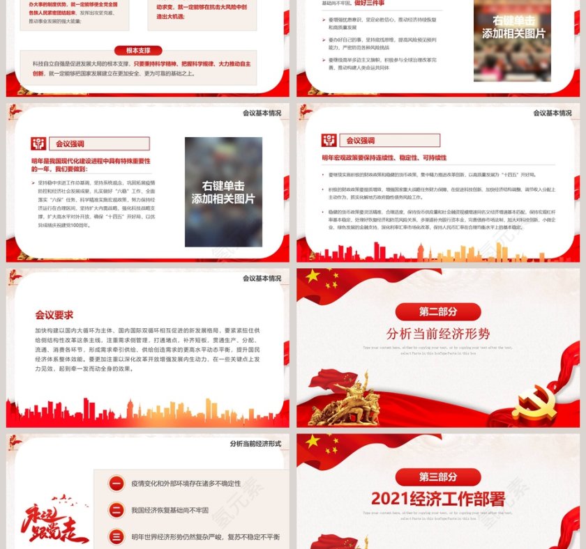 学习解读2021年中央经济工作会议精神PPT模板第3张