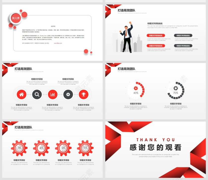 团队文化建设商业计划书PPT第5张
