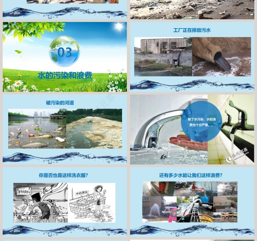 世界节水日ppt第4张