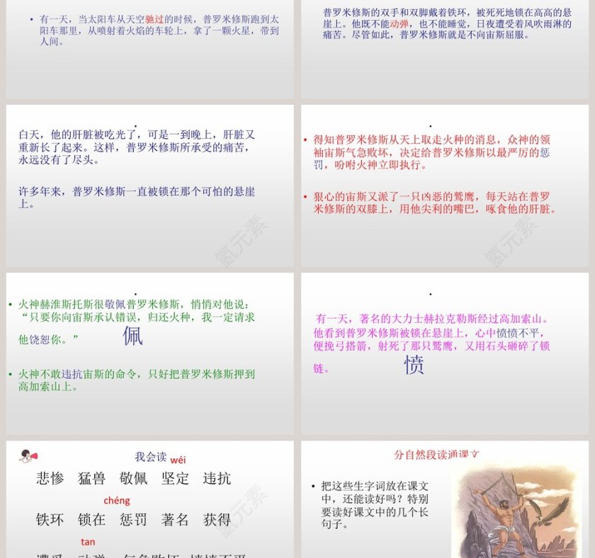 课文解析普罗米修斯语文课件PPT第3张