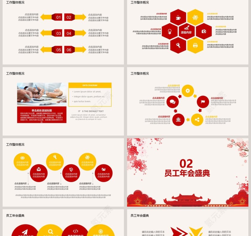 赢战2019年会颁奖总结PPT第2张