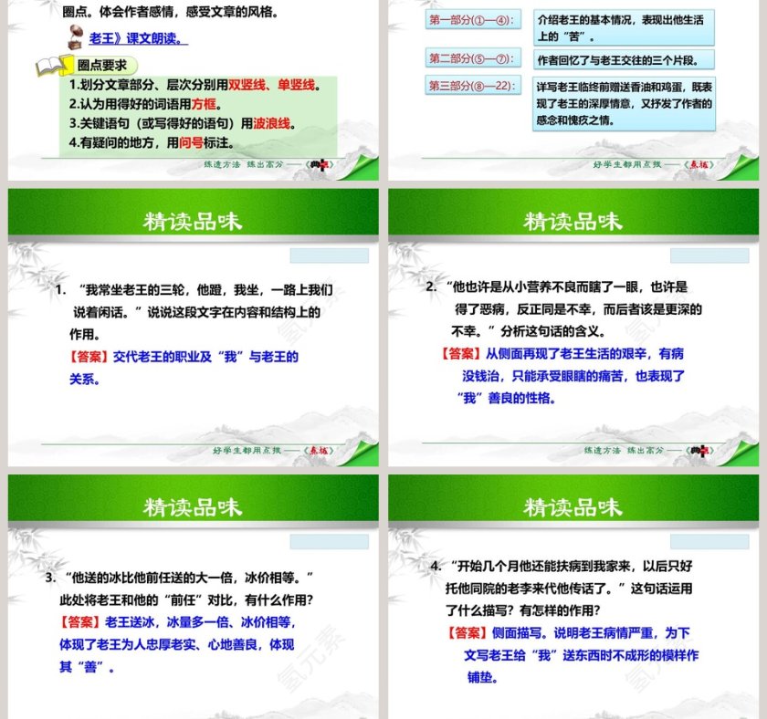 语文教学老王PPT课件第5张
