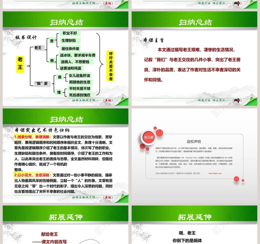 语文教学老王PPT课件第8张