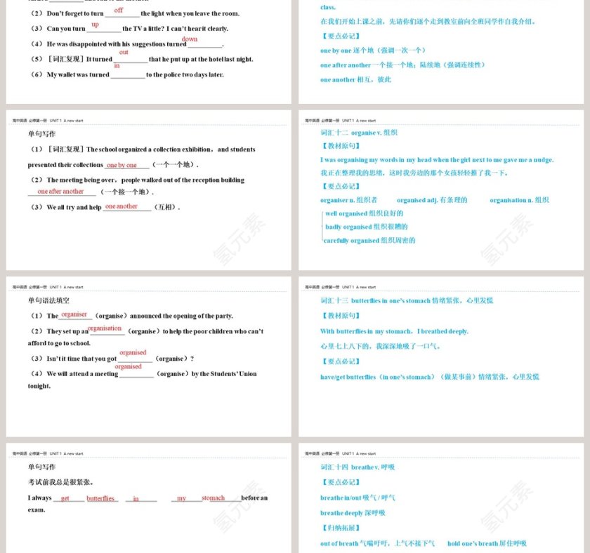 UNIT 1  A new start-Section A Starting out教学ppt课件第6张