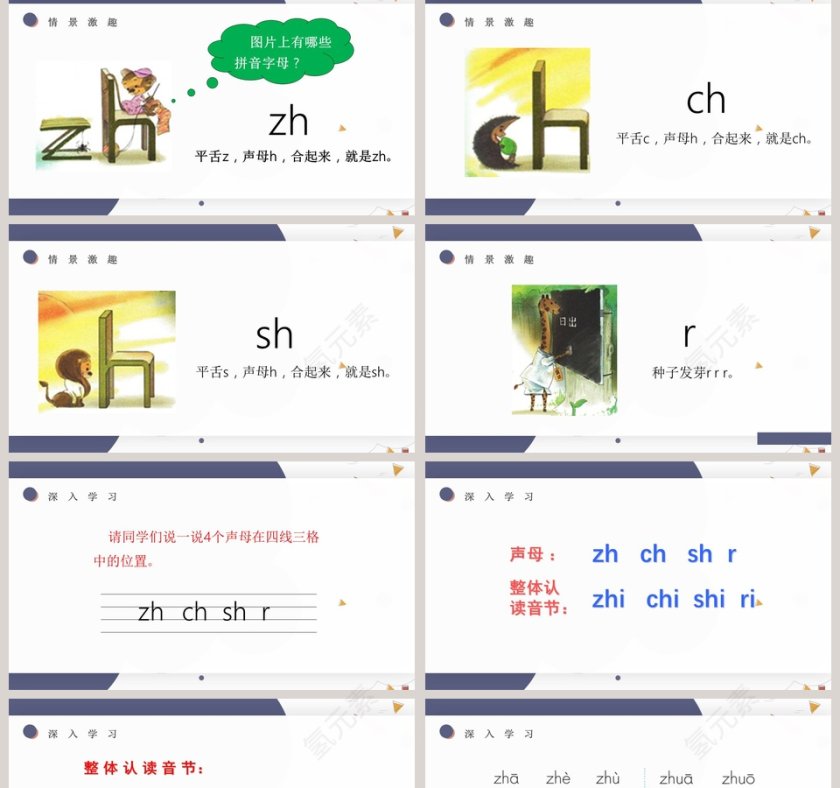 人教版一年级语文上册汉语拼音PPT课件第2张