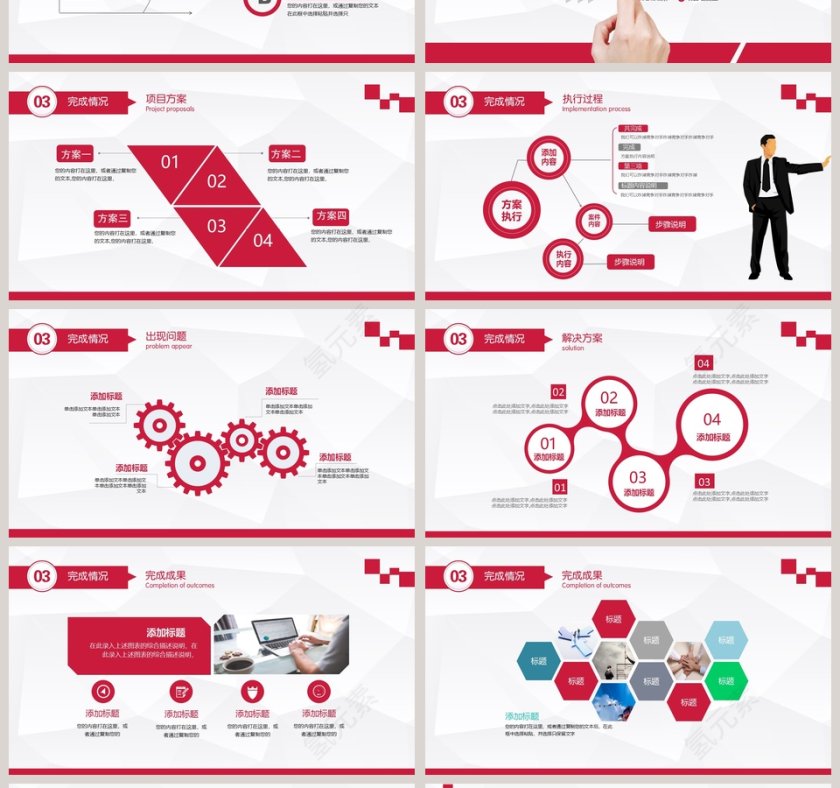 2019工作报告年度总结PPT第4张