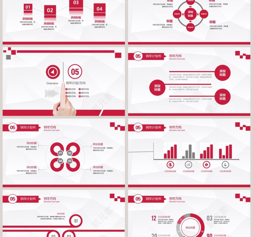 2019工作报告年度总结PPT第6张