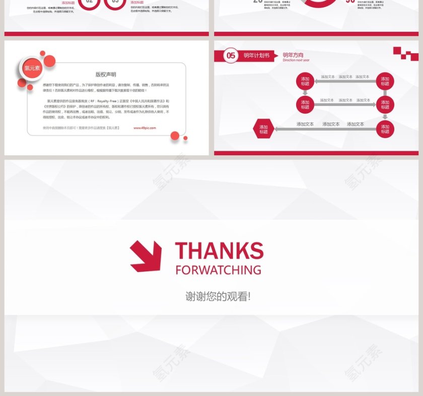 2019工作报告年度总结PPT第7张