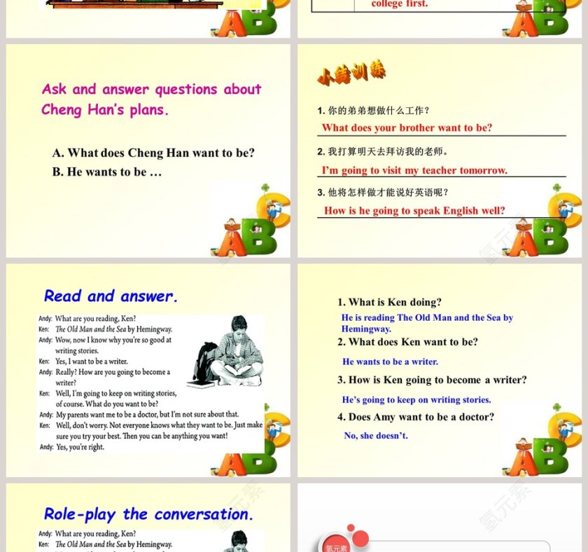 Unit 6 Im giong to study computer science-Section A 2a2d教学ppt课件第2张