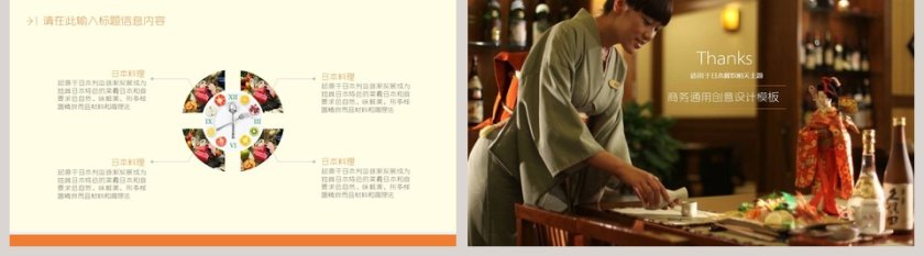 日式料理PPT第5张