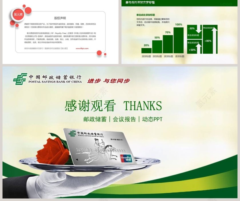 中国邮政储蓄银行PPT第5张