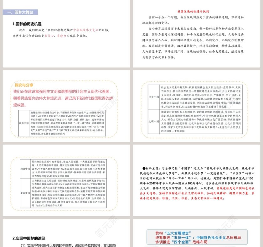 共-圆中国梦教学ppt课件第2张