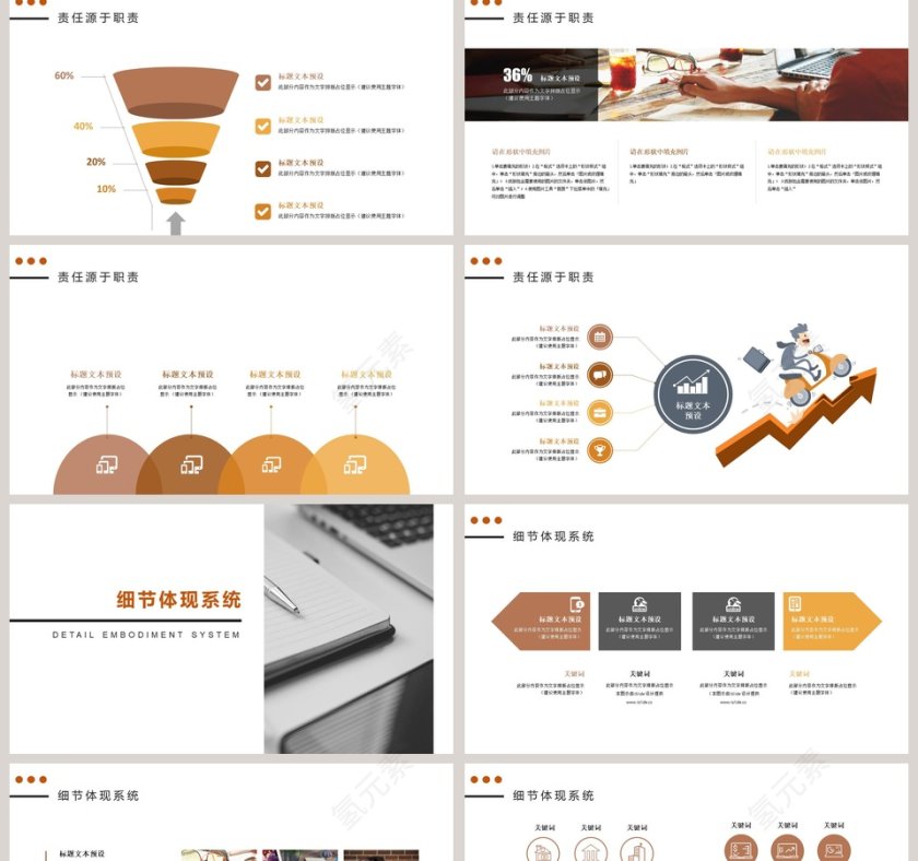 企业责任与执行力PPT模板第2张