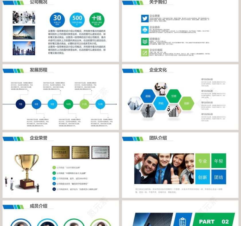 公司简介产品宣传企业文化企业简介介绍PPT第2张