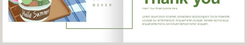 清新文艺田园风模板PPT 第6张