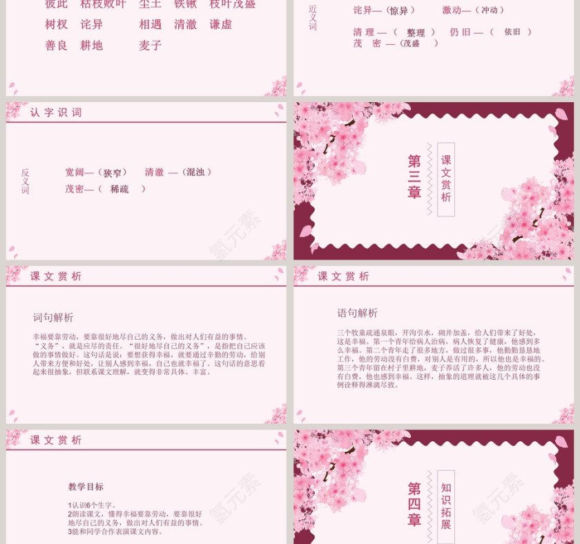 四年级语文课件PPT-幸福是什么第3张