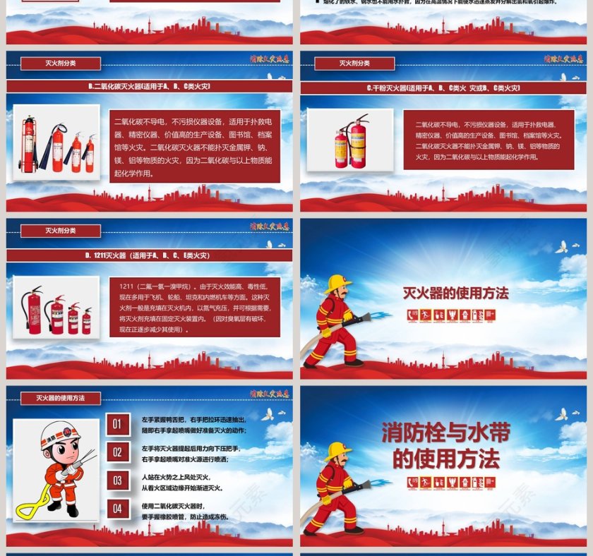 消防安全宣传教育汇报消防安全知识讲座培训PPT模板第4张