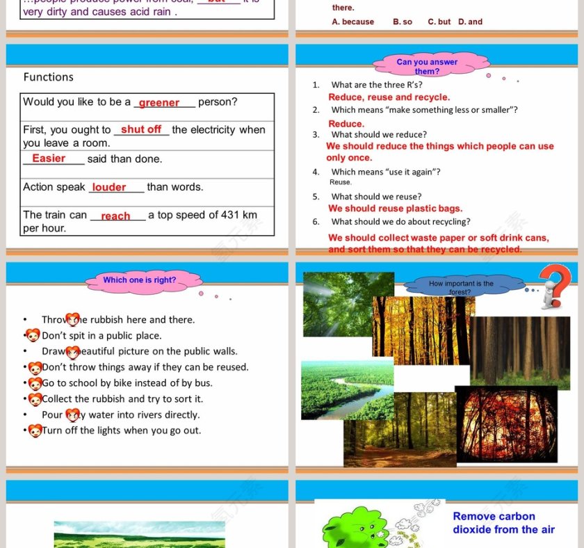 What can we do at home to protect the environment-Section D教学ppt课件第2张