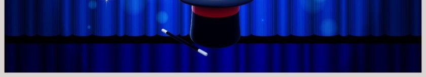 蓝色神秘魔幻之夜魔术表演PPT第6张