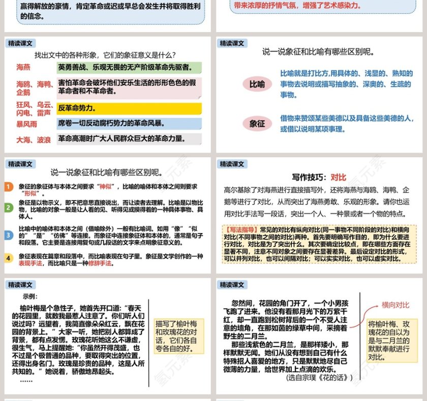 统编版九年级语文下册海燕语文课件PPT第4张