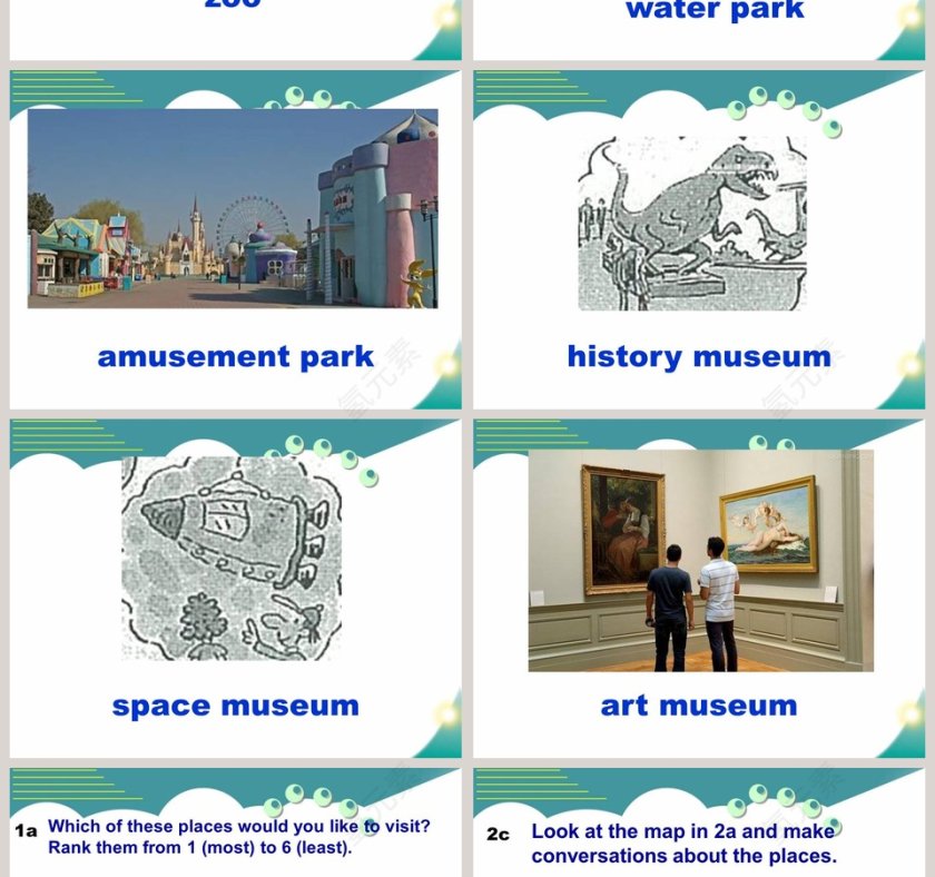 Section A 1a2dUnit 9Have you ever been to a museum - 教育培训PPT模板第2张