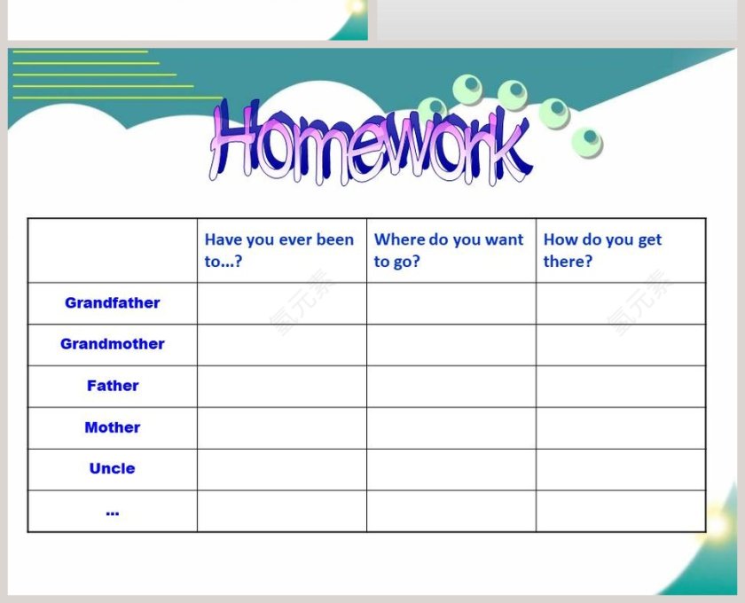 Section A 1a2dUnit 9Have you ever been to a museum - 教育培训PPT模板第4张