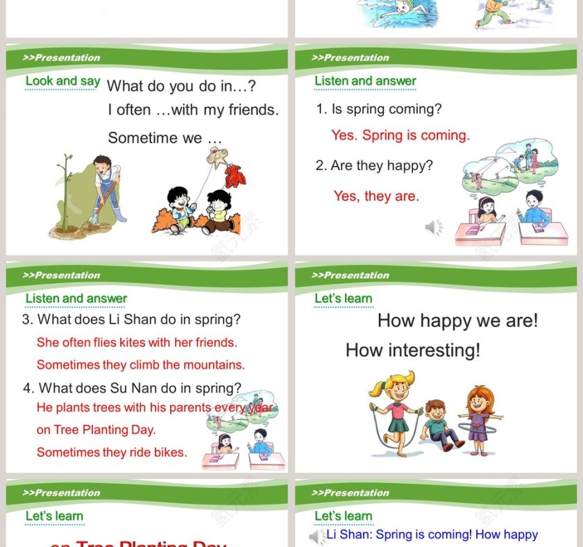 Unit2 Spring is Coming教学ppt课件第2张