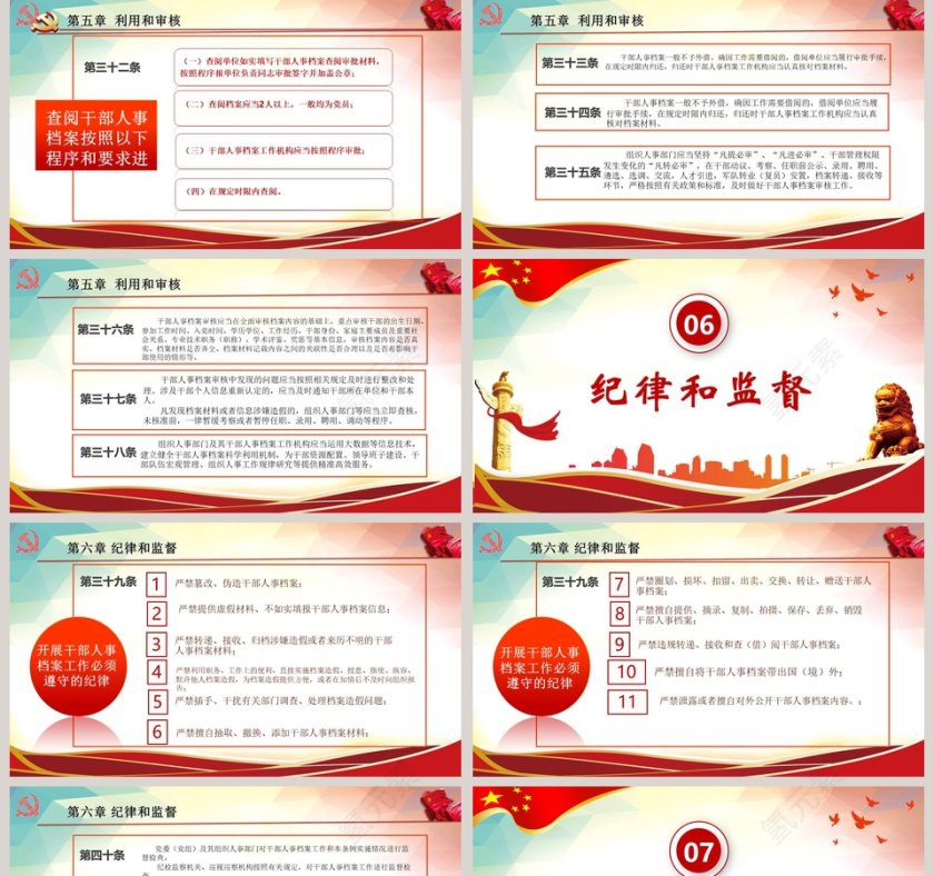 《干部人事档案工作条例》PPT第5张