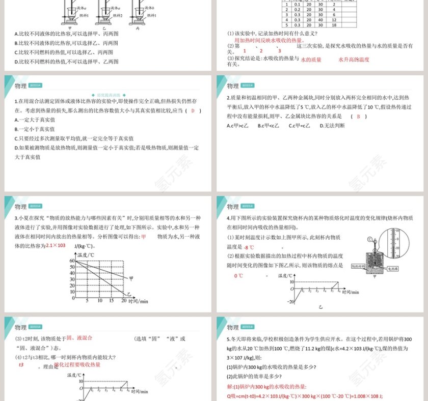 研究物质的比热容-粤沪版 九年级物理上册教学ppt课件第3张