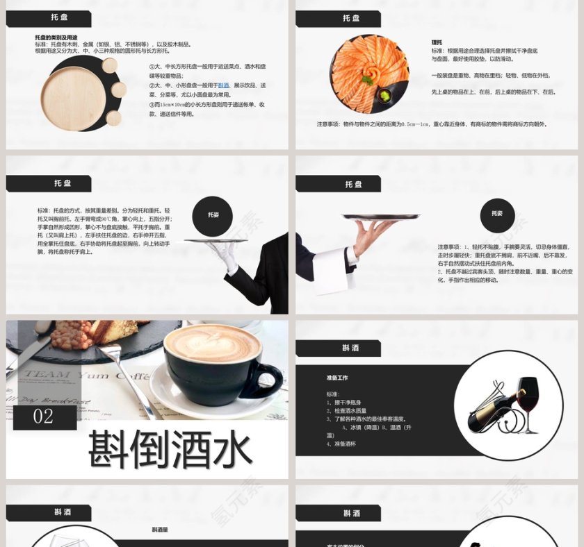 酒店餐饮服务礼仪培训餐饮服务培训PPT模板第2张