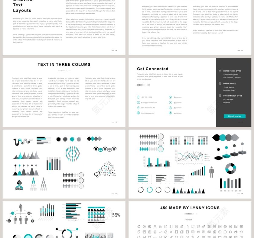 欧美极简PPT商务汇报产品推介通用ppt模板第18张