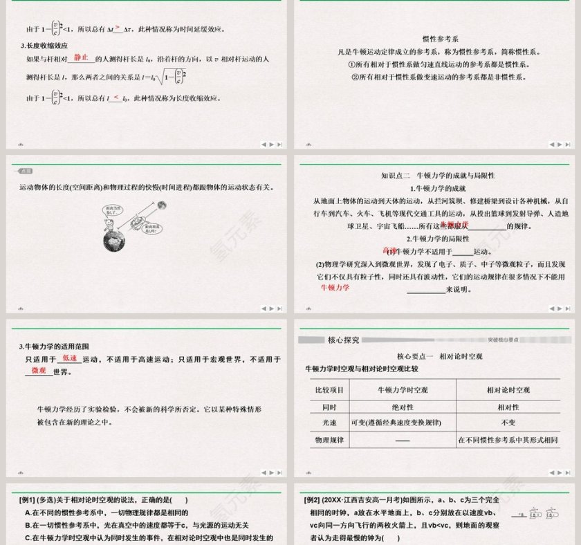 相对论时空观与牛顿力学的局限性教学ppt课件第2张