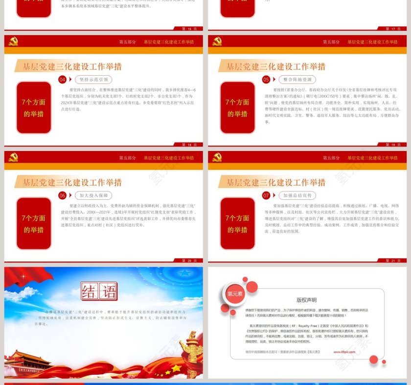 基层党建“三化”建设实施方案PPT模板第4张