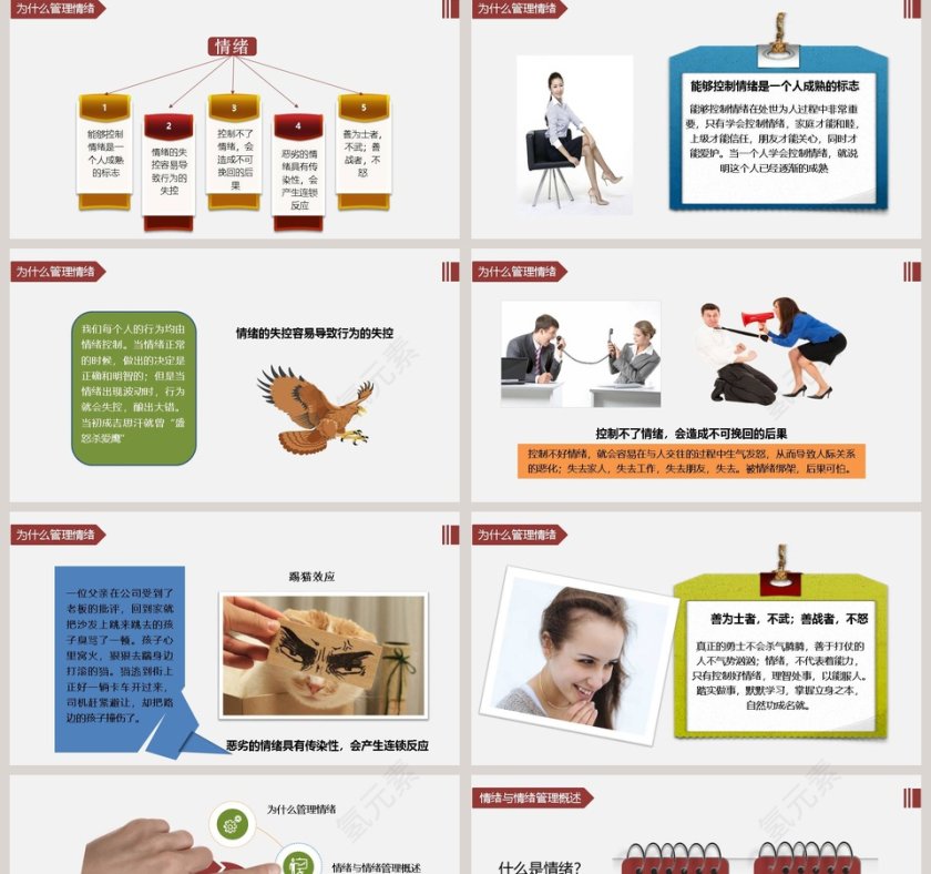 新员工入职培训课程情绪管理PPT模板第2张