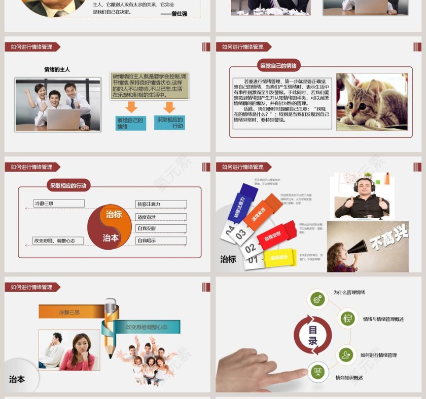 新员工入职培训课程情绪管理PPT模板第4张