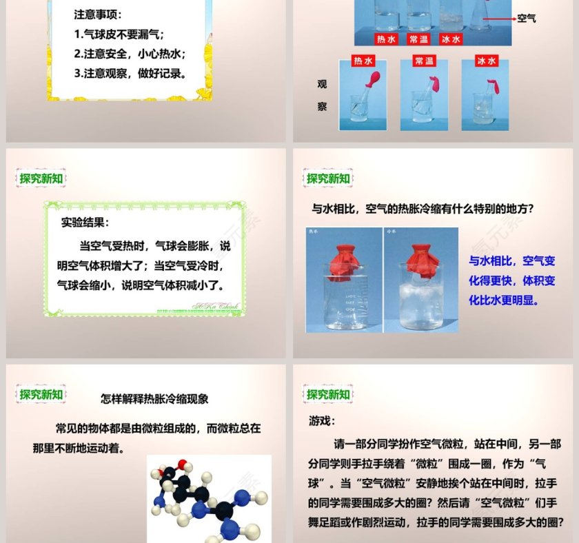 教科版   五年级下册-空气的热胀冷缩教学ppt课件第3张