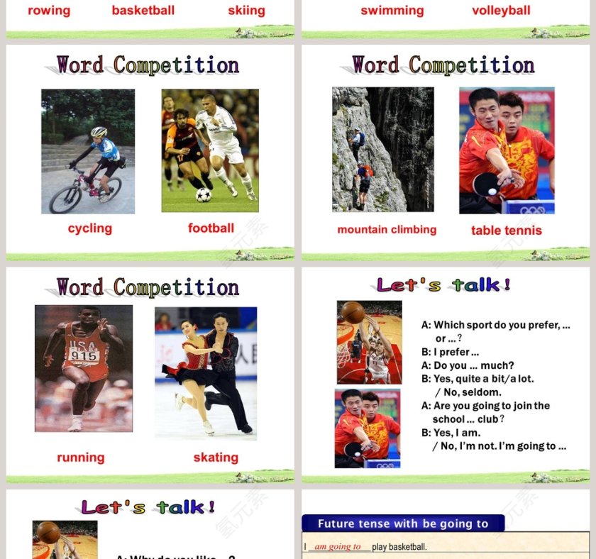 Unit 1  Topic 1-Im going to play basketball教学ppt课件第2张