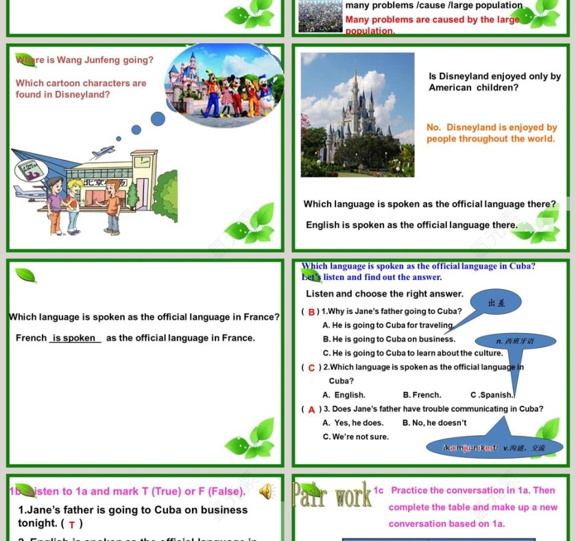 English is widely spoken throughout the world-Section B教学ppt课件第2张